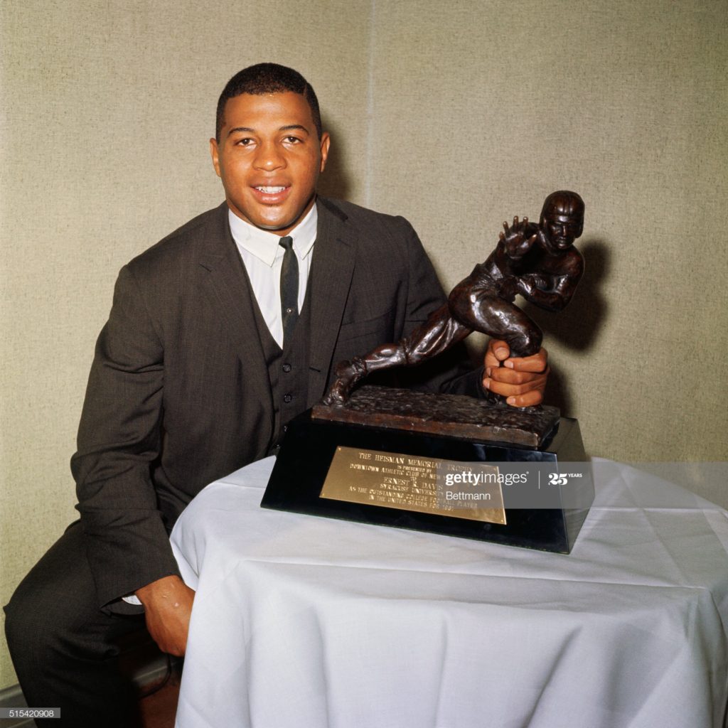 Ernie Davis, Syracuse University, 1961 Heisman Trophy winner by